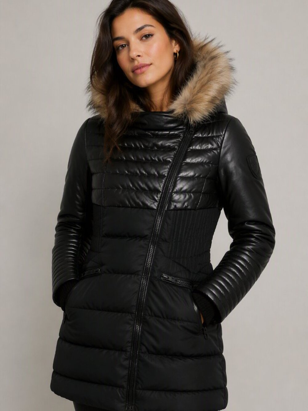 RUDSAK Women’s Down Coat – Black Size Medium